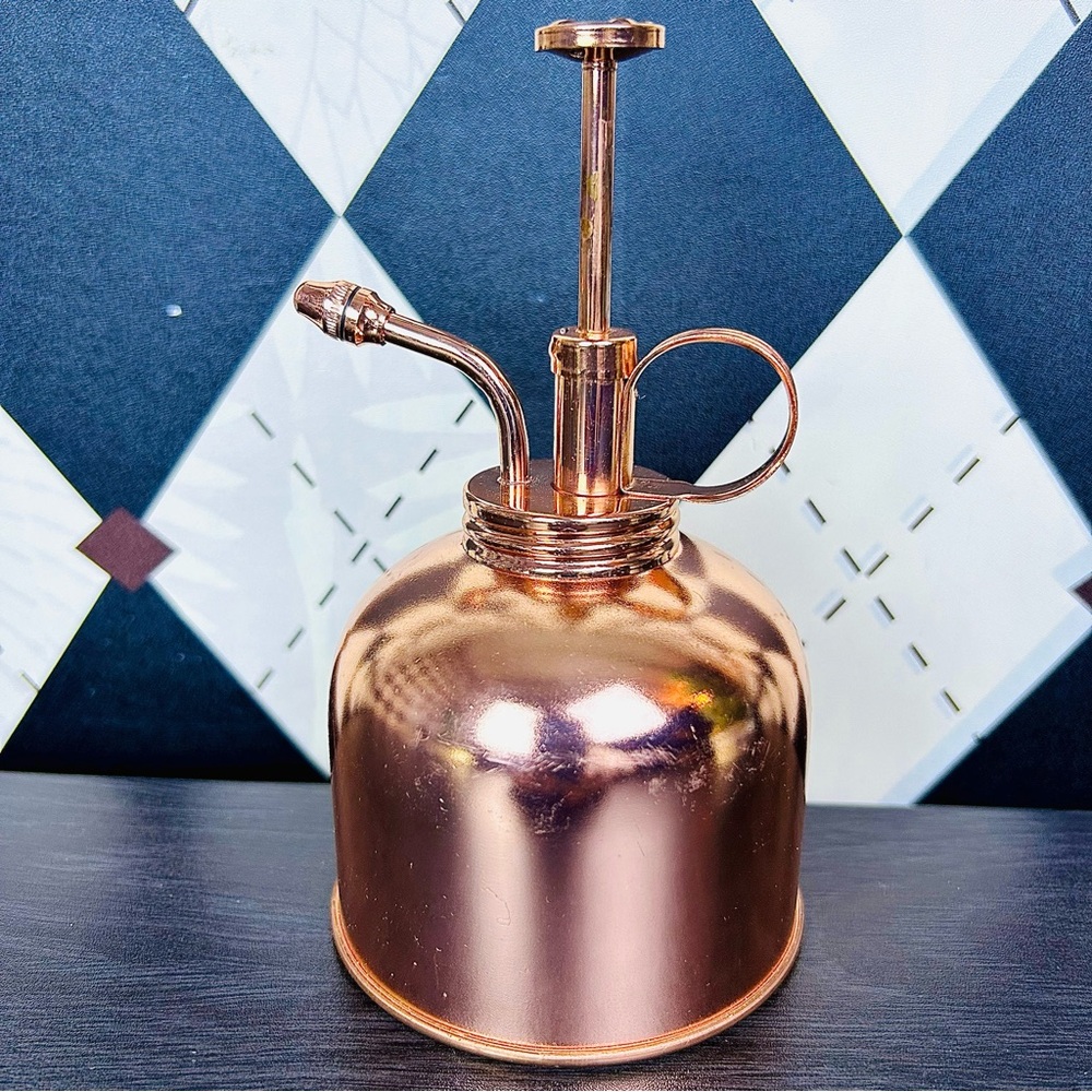 Solid Copper Plant Mister Vintage Style Indoor Garden Sprayer 6”